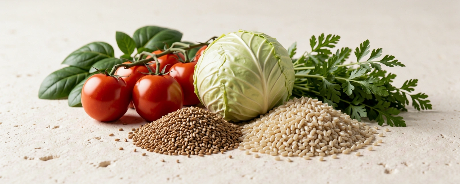 Frische Zutaten für eine ausgewogene Ernährung